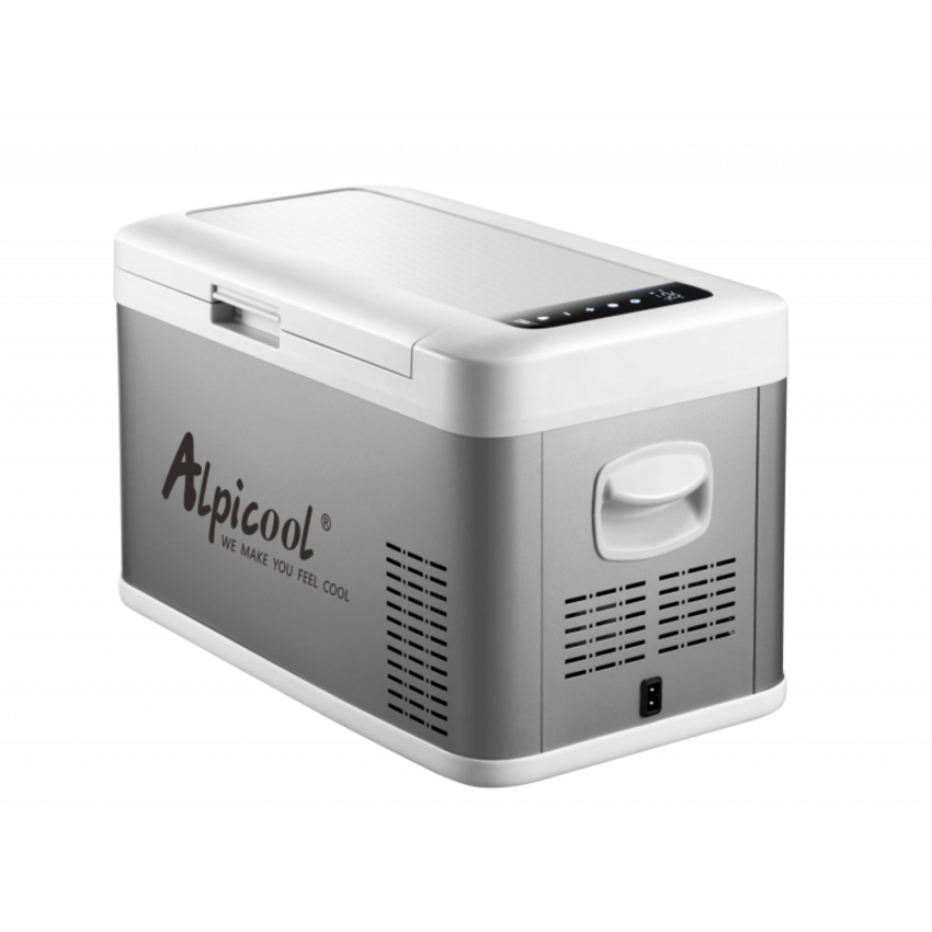 Автохолодильник компрессорный Alpicool 18л 12V/24V220V  (двухкамерный, металл. корпус)
