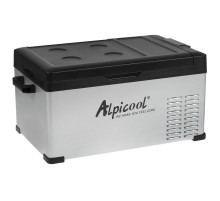 Автохолодильник компрессорный Alpicool 20л 12V/24V220V  (2 положения открывания крышки, ручка магнит