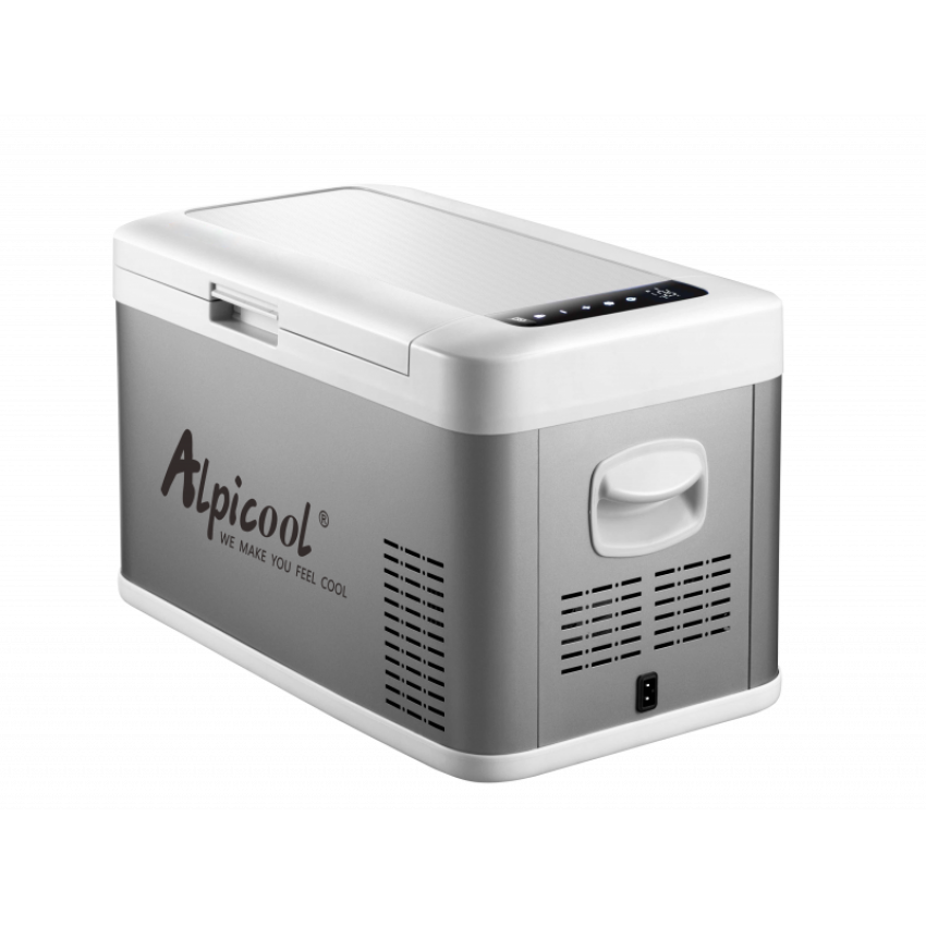 Автохолодильник компрессорный Alpicool 25л 12V/24V220V (двухкамерный, металл. корпус)