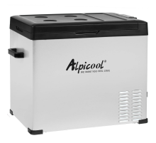 Автохолодильник компрессорный Alpicool 50л 12V/24V220V   (2 положения открывания крышки, ручка магни