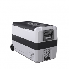Автохолодильник компрессорный Alpicool 50л 12V/24V220V  (двухкамерный, складная ручка и колеса)