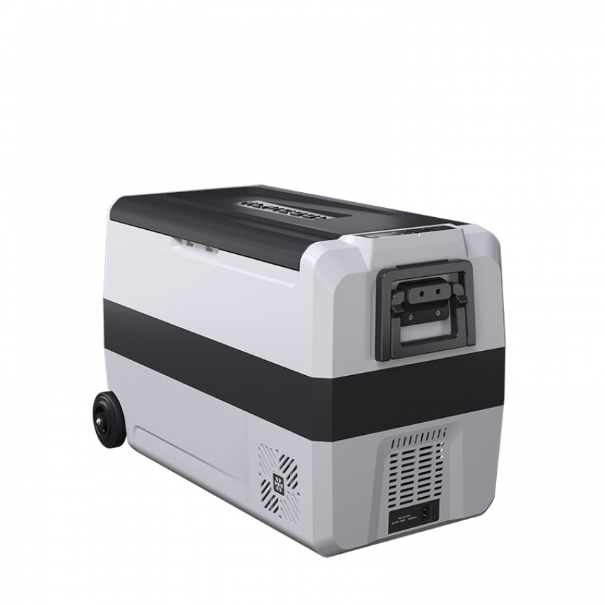 Автохолодильник компрессорный Alpicool 50л 12V/24V220V  (двухкамерный, складная ручка и колеса)