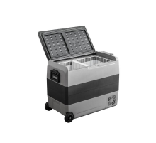 Автохолодильник компрессорный Alpicool 60л 12V/24V220V  (двухкамерный, складная ручка и колеса)
