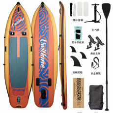 Надувная доска для SUP (САП) серфинга 320*120*15 UWITHME FISHING BOARD